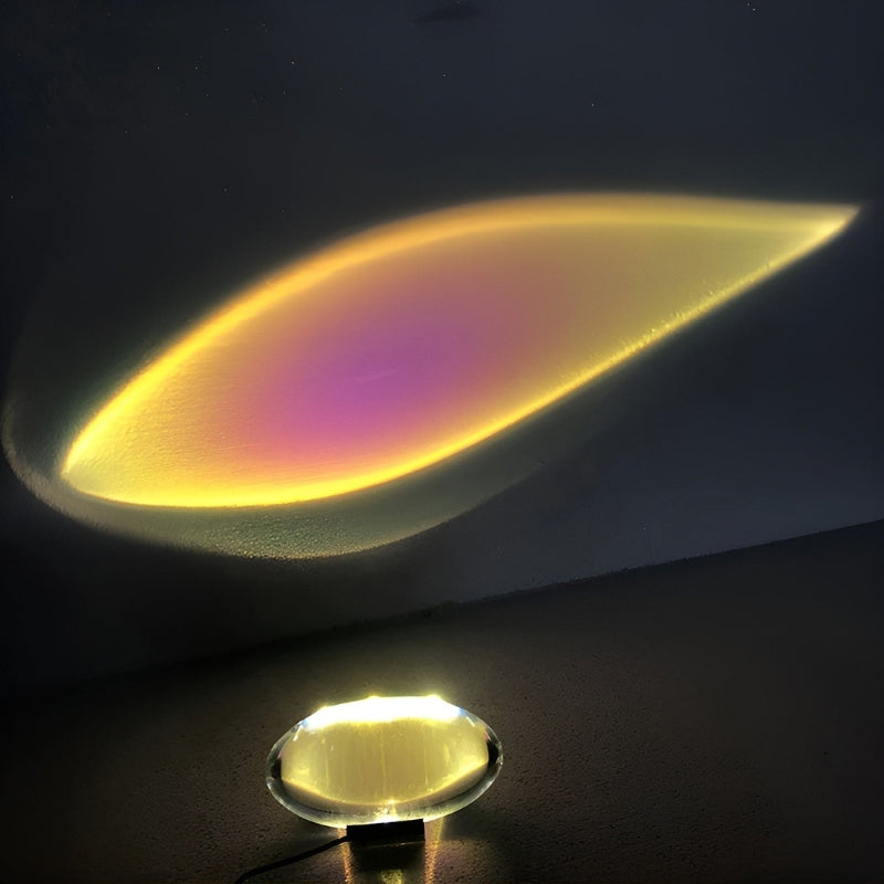 GlowLuxe – Magische Lichtshow Tischlampe mit faszinierendem Entwerfen
