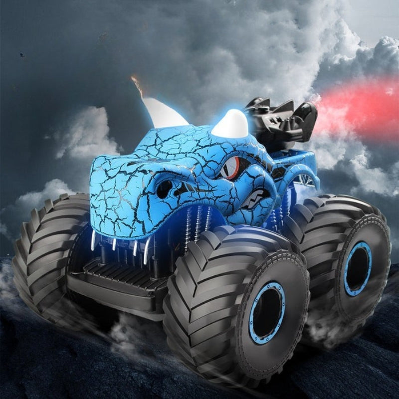 RexRacer – Ferngesteuerter RC Stunt Monstertruck mit Licht und Raucheffekten