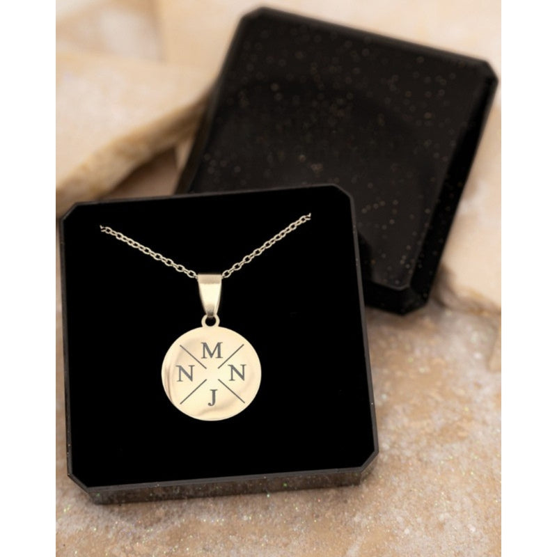 Muttertag – Herzliche Goldkette mit personalisierter Buchstabengravur