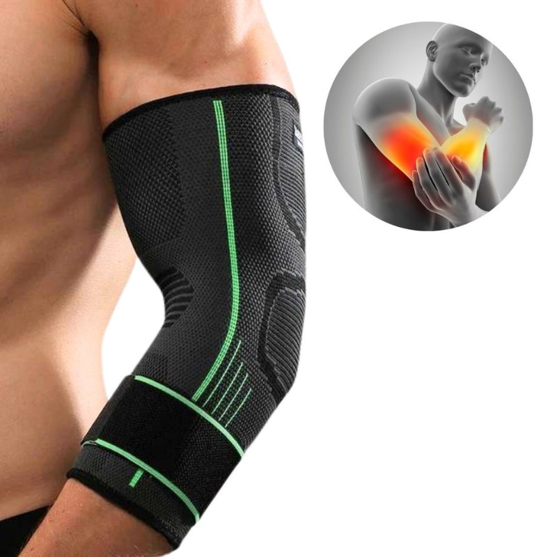 ElboFlex – Verstellbare atmungsaktive Ellenbogenbandage zur Schmerzlinderung