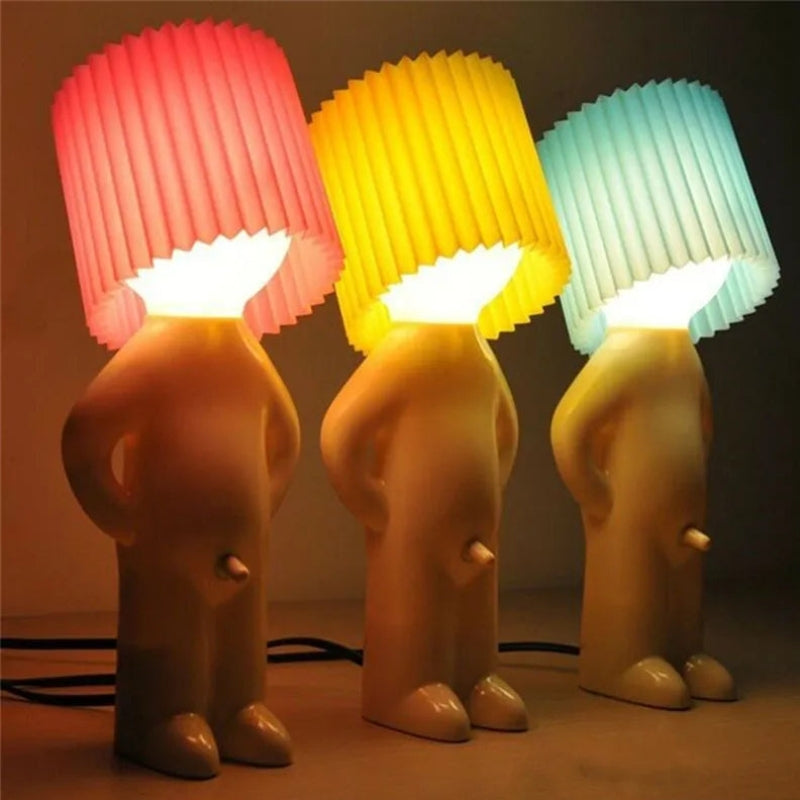 BrightFold - Einzigartige plissierte LED Tischlampe für dekorative Beleuchtung und gemütliche Atmosphäre