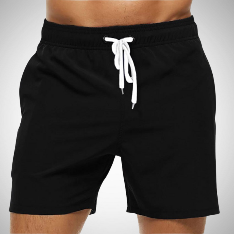 Walter – Leichte Kurze Hosen mit Kordelzug elastischem Bund und Taschen