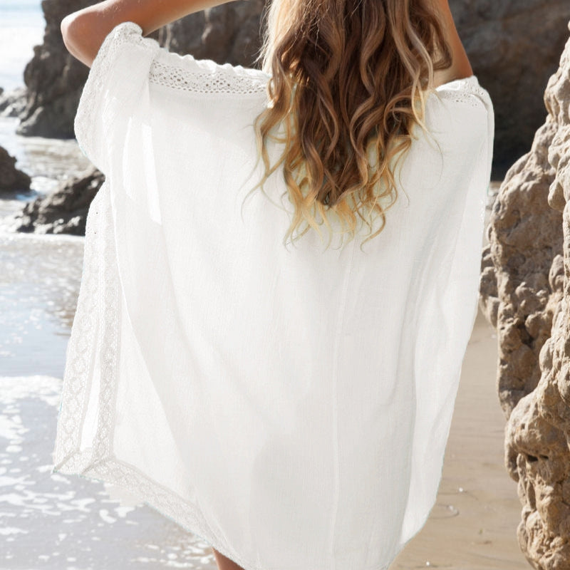 Elisa – Elegante Bluse mit tiefem V Ausschnitt lockerer Passform und Fledermausärmeln