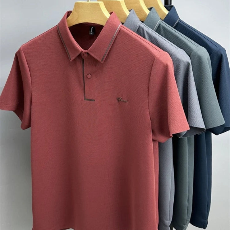Stefan – Elegantes Poloshirt mit kurzen Ärmeln und Umlegekragen