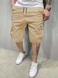 Adolf - Bequeme Cargo Kurze Hosen mit Kordelzug in der Taille und mehreren Taschen