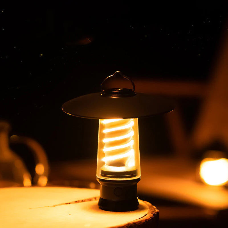 BeamNest – Multifunktionale LED Campinglampe mit einstellbarem Licht