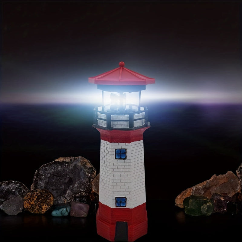 Lighthouse - Dekorative Gartenlaterne mit warmem Licht für den Außenbereich