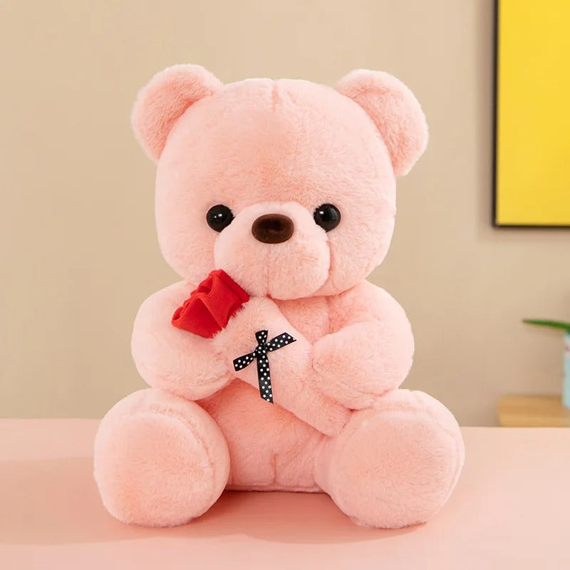 RoseCuddle - Rosen Teddybär mit handgefertigtem Entwerfen
