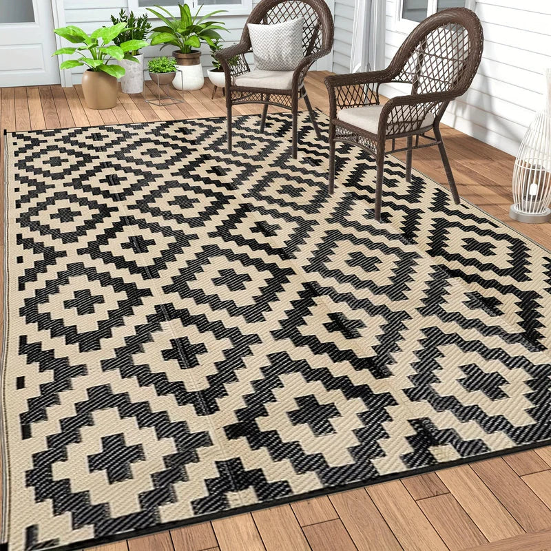 DuraWeave – Stilvoller Outdoor Campingteppich mit faltbarem und wasserdichtem Entwerfen