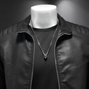 Anselm - Lässige Schlanke Passform Jacke mit langen Ärmeln und Reißverschluss