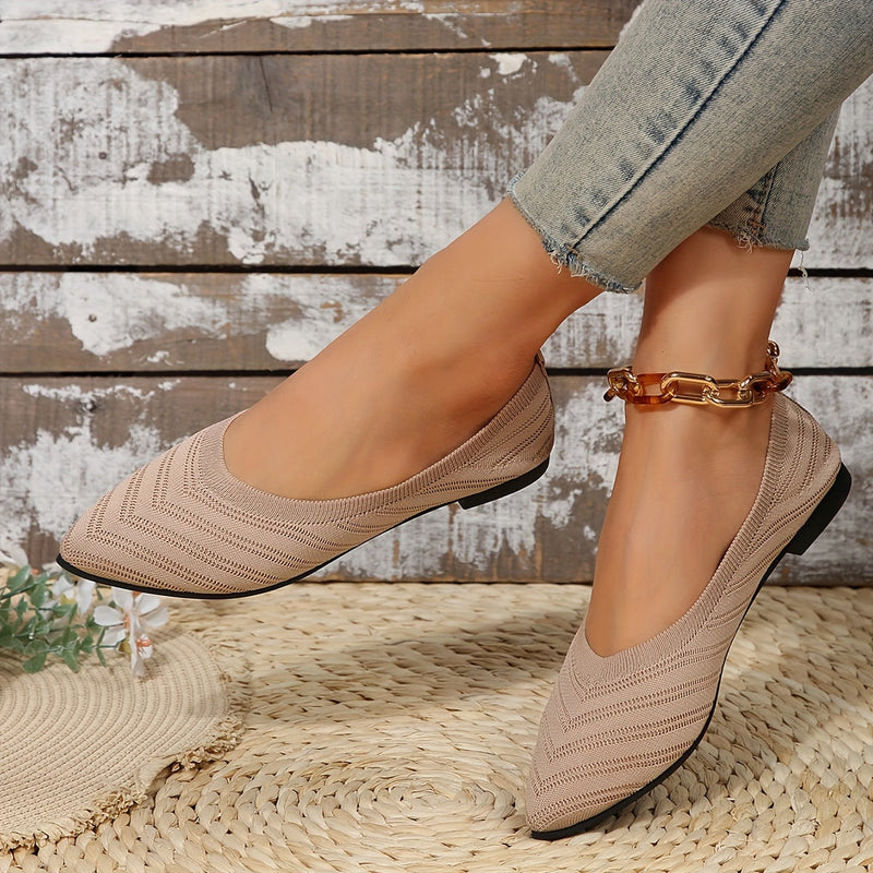 Emma - Bequeme rutschfeste Schuhe mit spitzer Zehe und atmungsaktivem Gestaltung