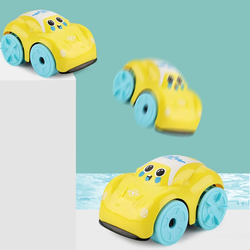 TubTrek - Aufziehbares Badespielzeug mit schwimmender Ente rundem Körper und flatternden Füßen