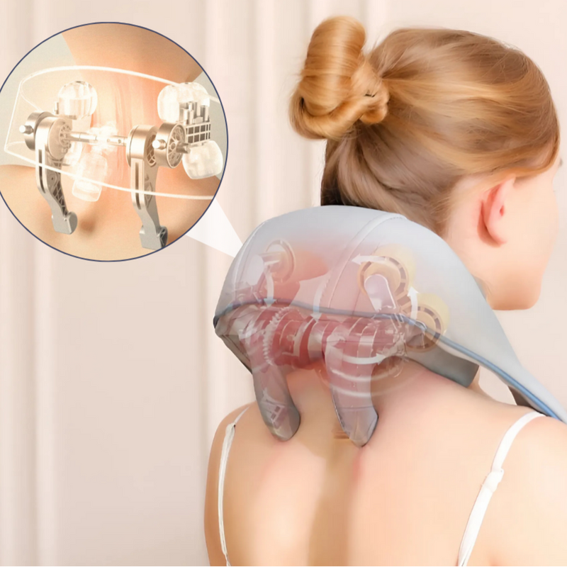 NeckTasia – Nackenmassagegerät für tiefe Entspannung zu Hause und Büro