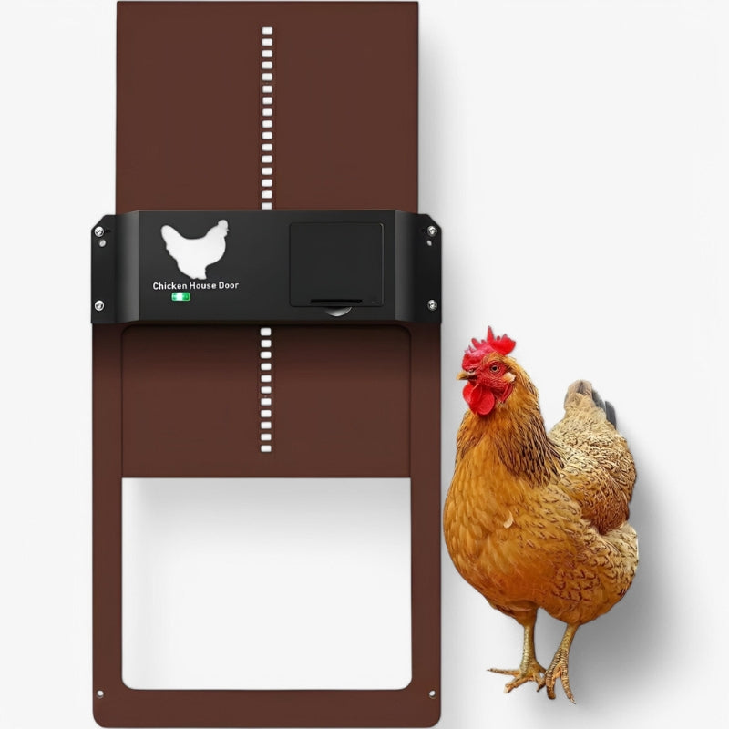 CluckShield – Automatischer Türschließer mit Lichtsensor für Hühnerställe