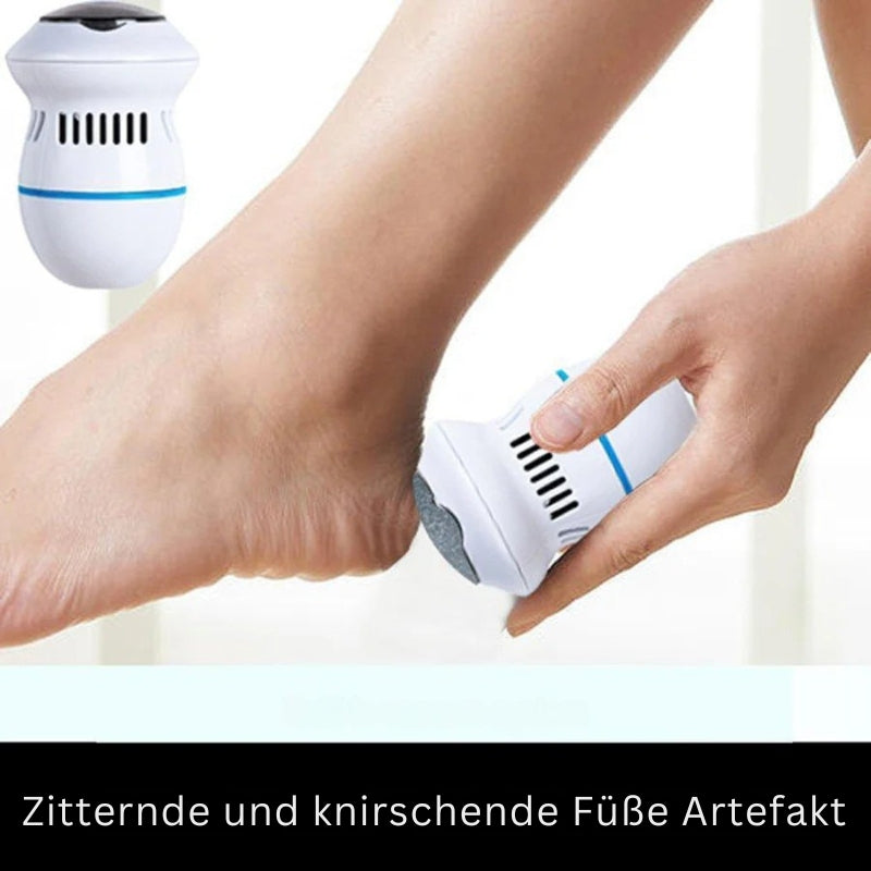 SilkiFeet - Tragbare elektrische Fußfeile zur Entfernung von Hornhaut und zur Behandlung rissiger Fersen