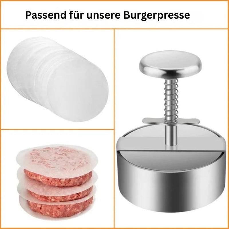 ShapeGrill – Runde ergonomische Burgerpresse mit Griff für perfekte Patties