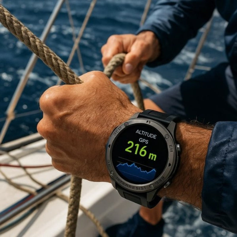 Dominik – GPS-Wander Smartwatch mit Notfallalarm und Im Freien Tracking Funktionen