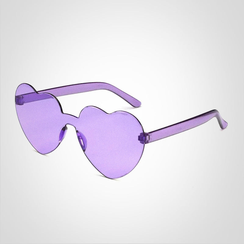 Elina – Herzförmige Sonnenbrille mit Farbverlauf und UV Schutz