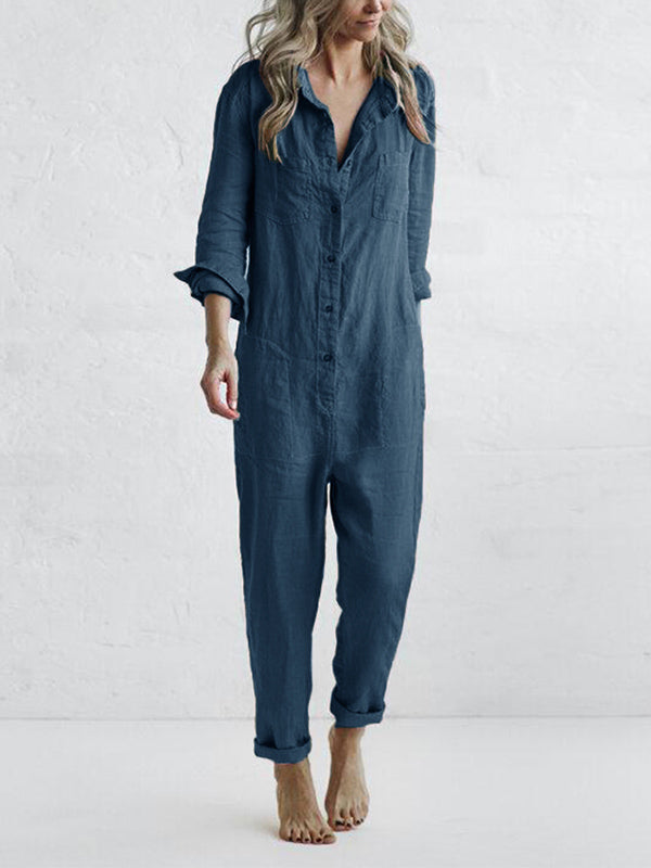 Riley - Langärmeliger Jumpsuit