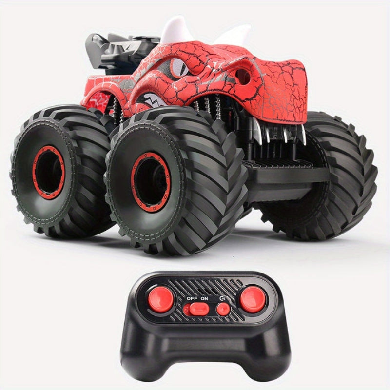 RexRacer – Ferngesteuerter RC Stunt Monstertruck mit Licht und Raucheffekten