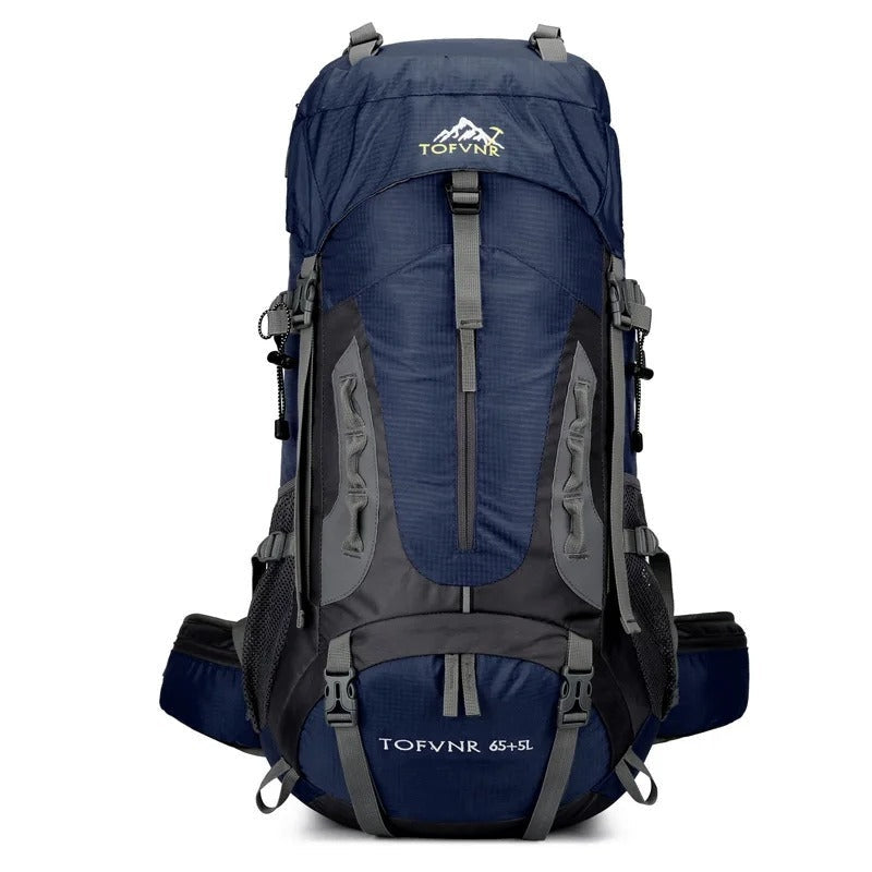 TrekPack – Wasserdichter Camping Rucksack mit großem Fassungsvermögen und verstellbarem Schultergurt