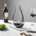 VinoNest – U förmiger Glasdekanter mit sanftem Durchfluss und modernem Entwerfen
