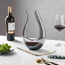 VinoNest – U förmiger Glasdekanter mit sanftem Durchfluss und modernem Entwerfen