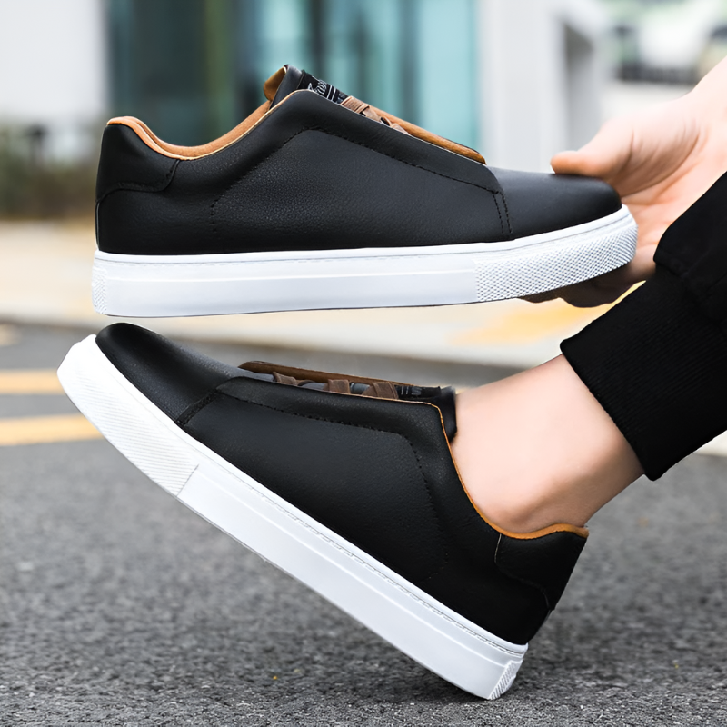 Sebastian – Lässiger flacher Sneaker mit rutschfester Sohle