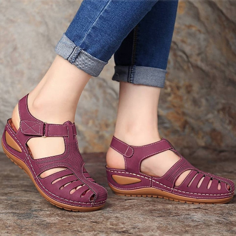 Alma – Atmungsaktive Sandalen mit Knöchelschnalle und rutschfester Sohle für Komfort