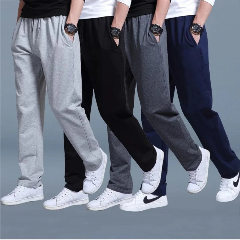 Adolf - Lässige Schlanke Passform Hose mit elastischer Taille Taschen und weitem Bein