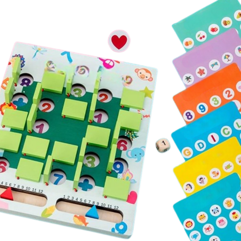 BrainTiles - Tragbares Gedächtnisspiel mit bunten Zuordnungskarten für Kinder