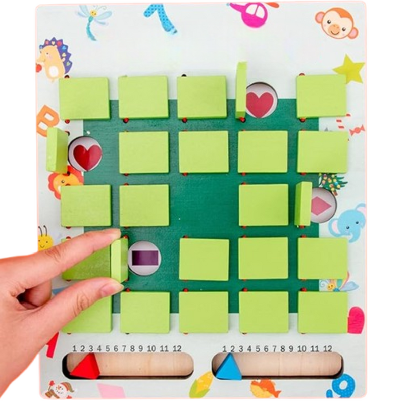 BrainTiles - Tragbares Gedächtnisspiel mit bunten Zuordnungskarten für Kinder