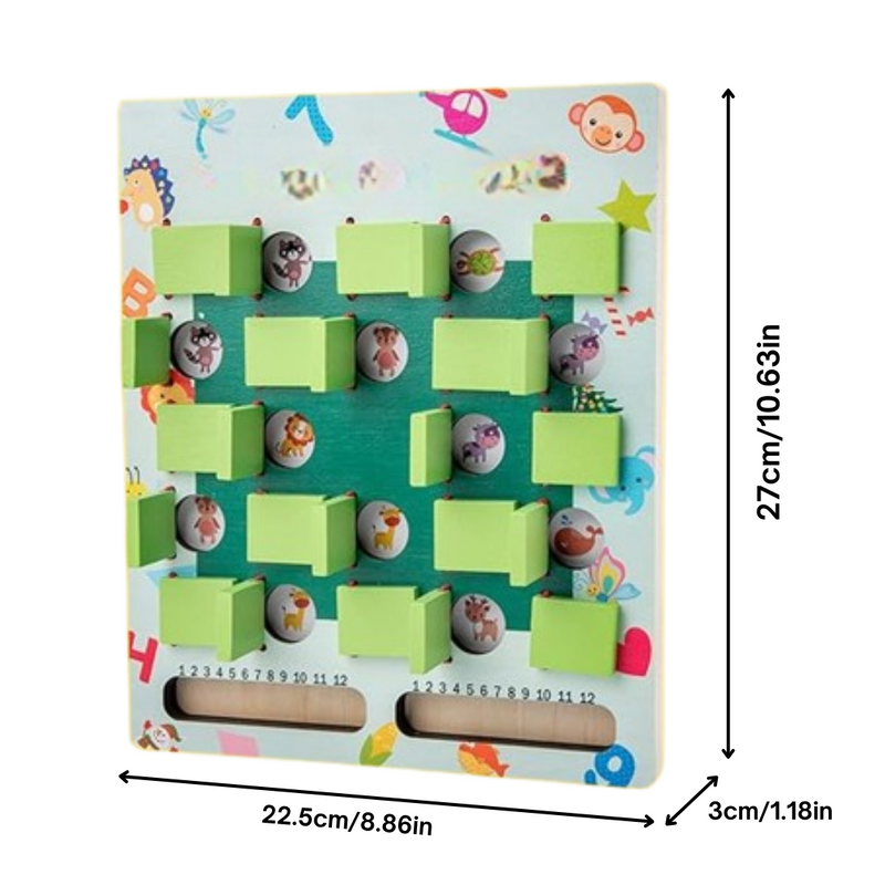 BrainTiles - Tragbares Gedächtnisspiel mit bunten Zuordnungskarten für Kinder
