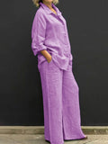 Naemi – Zweiteiliges Set aus Langarmshirt und Lockere Passform Hose
