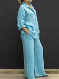 Naemi – Zweiteiliges Set aus Langarmshirt und Lockere Passform Hose
