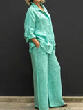 Naemi – Zweiteiliges Set aus Langarmshirt und Lockere Passform Hose