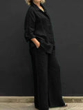 Naemi – Zweiteiliges Set aus Langarmshirt und Lockere Passform Hose