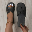 Tilana - Bequeme Flip Flops Sandalen mit dickem Boden und rutschfester