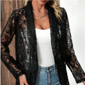 Mila - Elegant Langärmelig Spitzen Blazer
