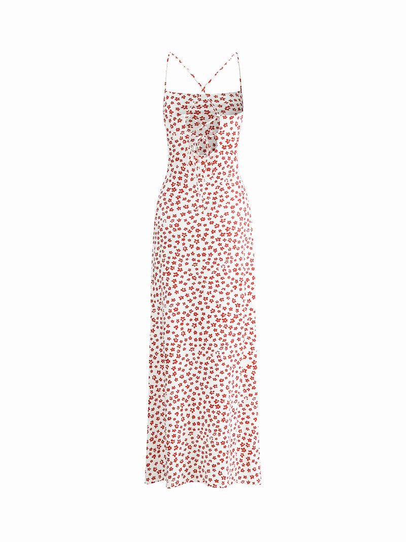Ella - Lässiges ärmelloses Maxikleid mit schmalen Trägern