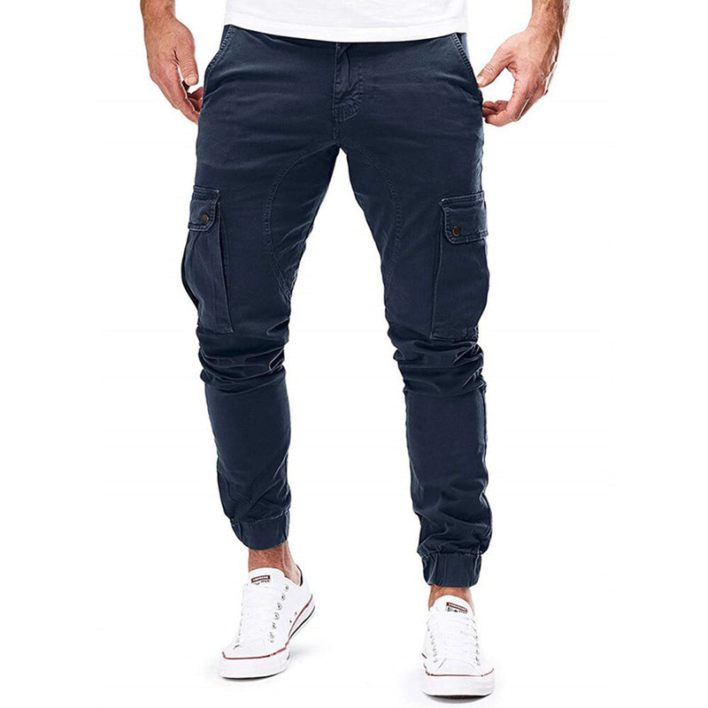 Adrean - Lässige Schlanke Passform Cargohose mit mehreren Taschen