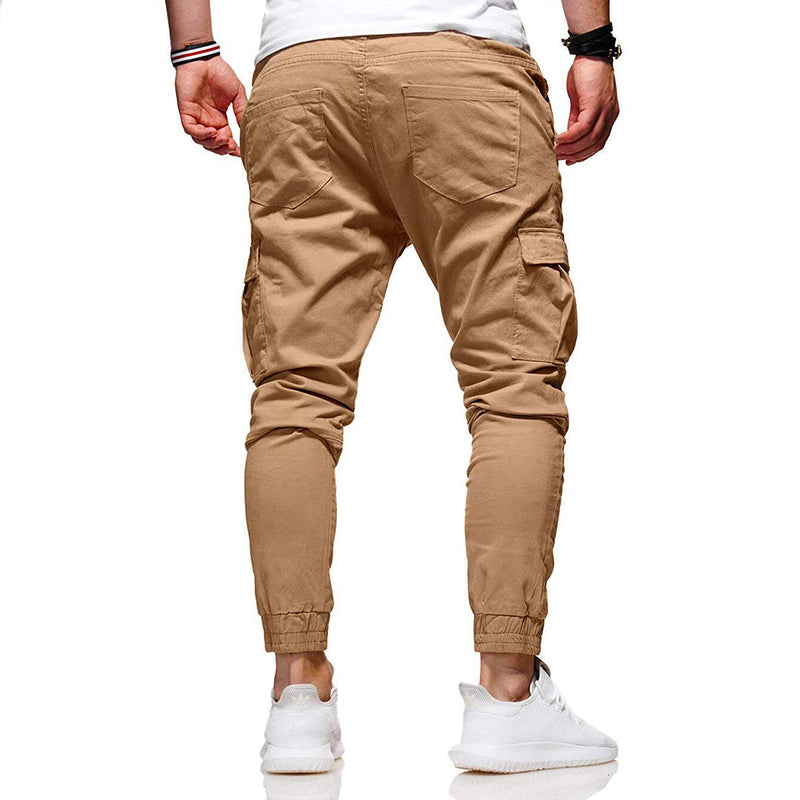 Adrean - Lässige Schlanke Passform Cargohose mit mehreren Taschen