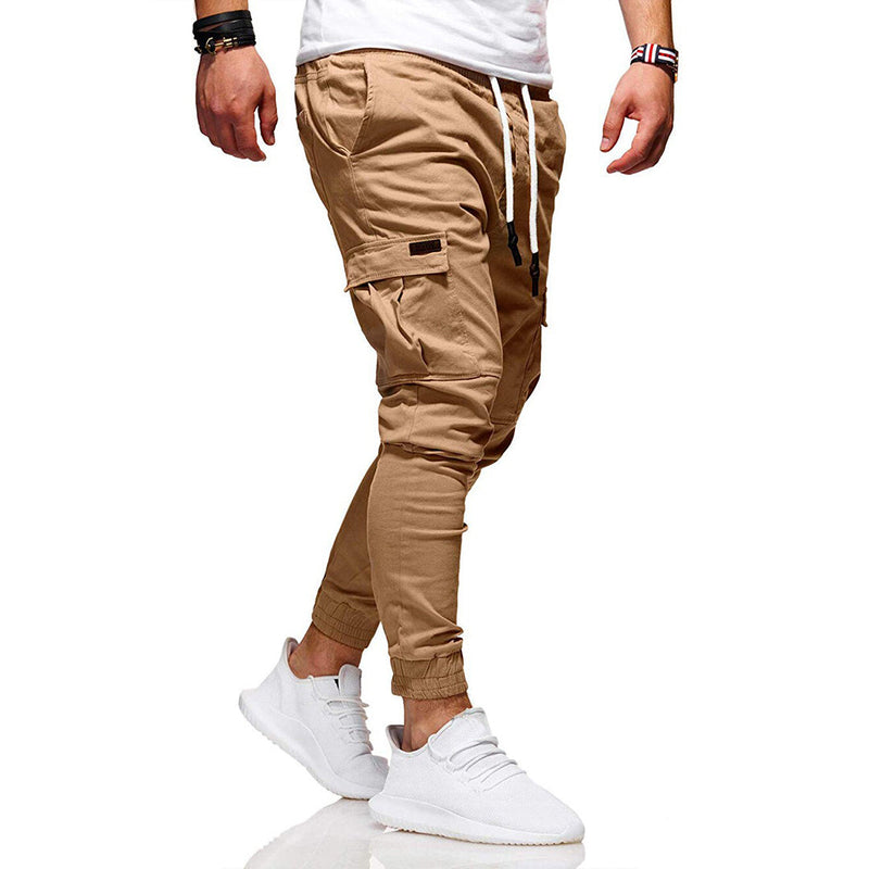 Adrean - Lässige Schlanke Passform Cargohose mit mehreren Taschen