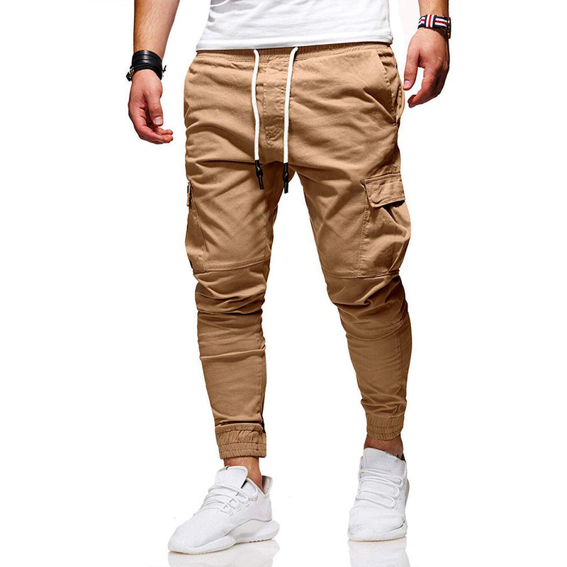 Adrean - Lässige Schlanke Passform Cargohose mit mehreren Taschen