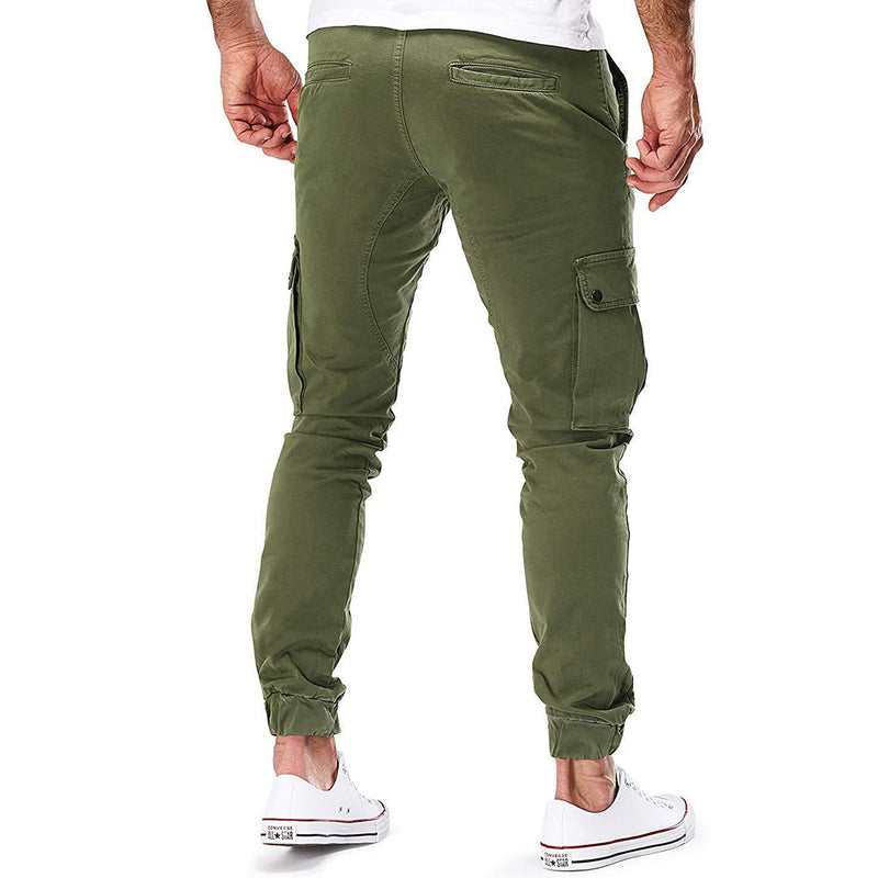 Adrean - Lässige Schlanke Passform Cargohose mit mehreren Taschen