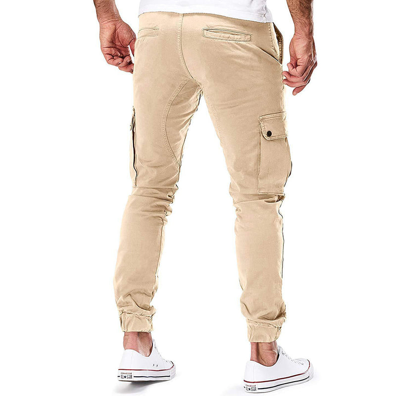 Adrean - Lässige Schlanke Passform Cargohose mit mehreren Taschen