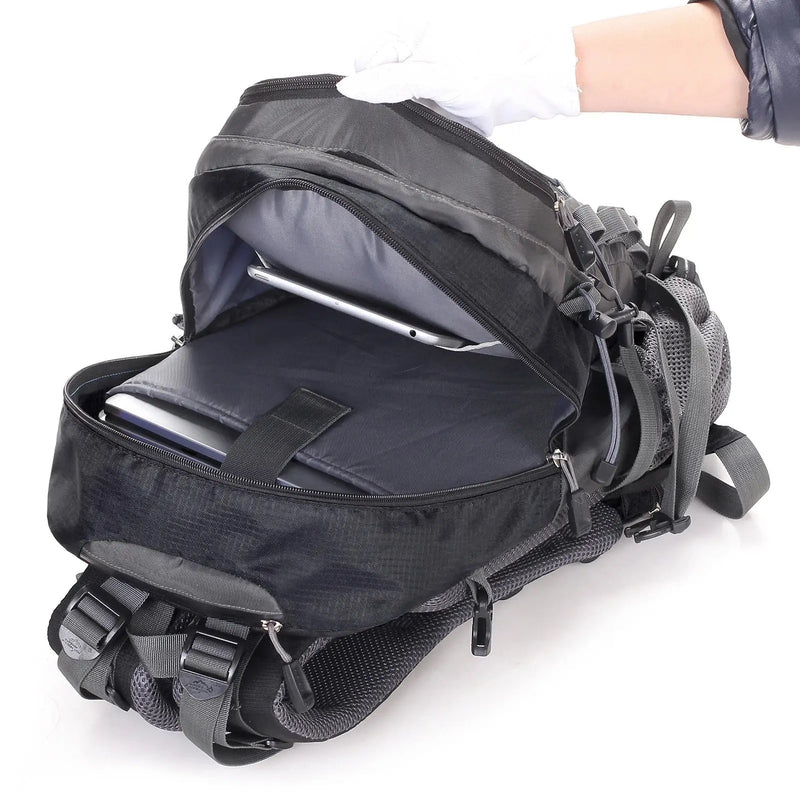 VenturaPack – Wasserdichter Campingrucksack mit großem Fassungsvermögen und verstellbaren Trägern