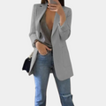 Amalia - Eleganter Langarm Blazer mit Reverskragen und praktischen Taschen