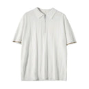 Alwin - Lässiges Kurzarmhemd mit Reißverschlusskragen