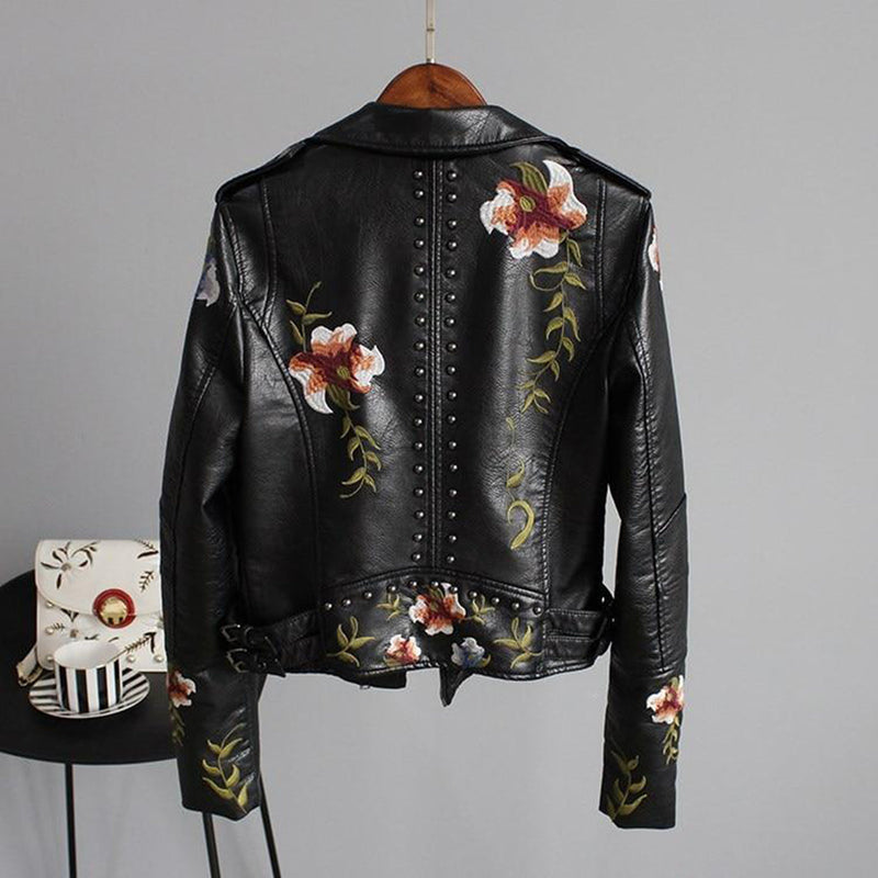 Emma - Bequeme langärmelige Jacke mit Reverskragen und Reißverschluss